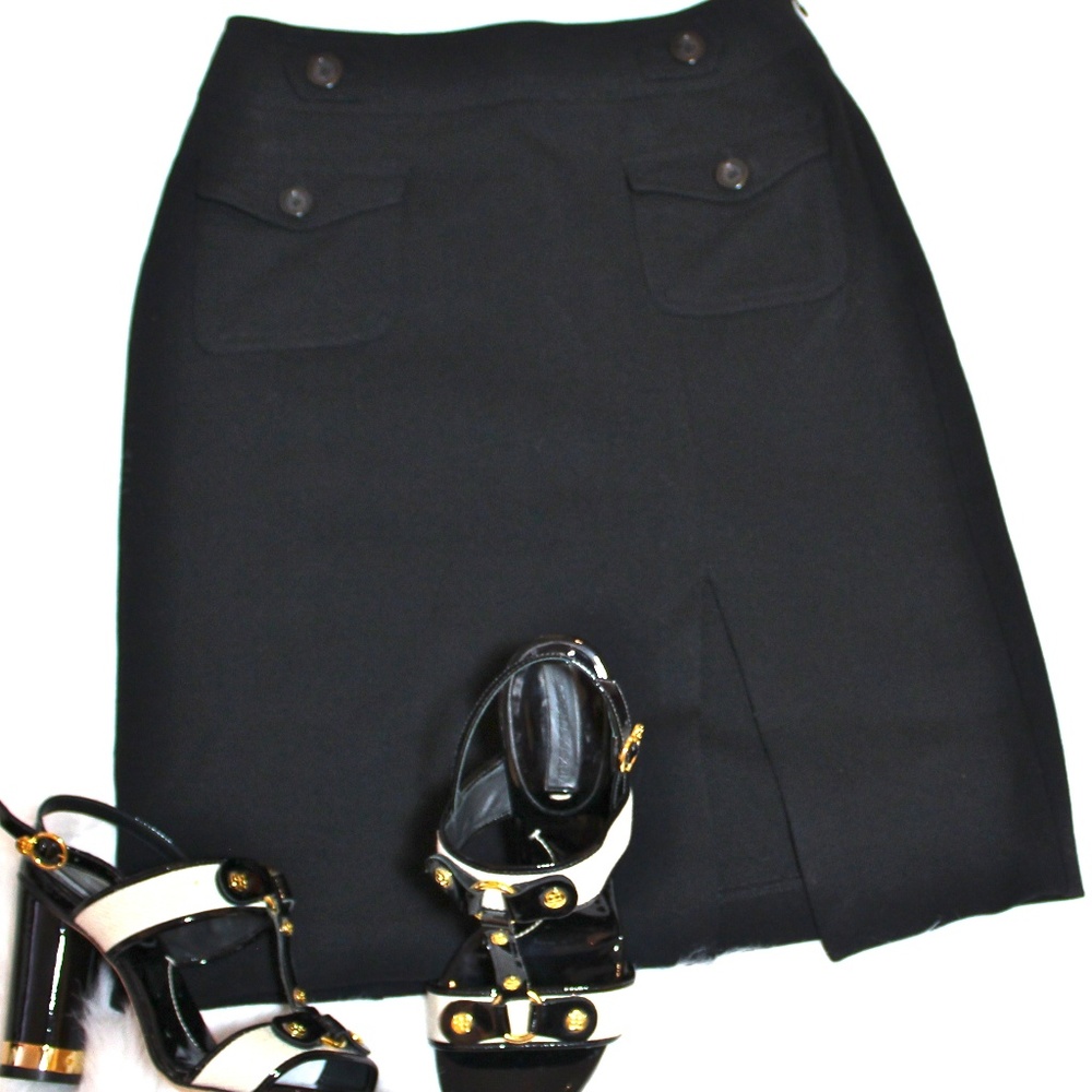 CLEARANCE★Ann Tayor Black Knit Pencil Skirt—$ FIRM